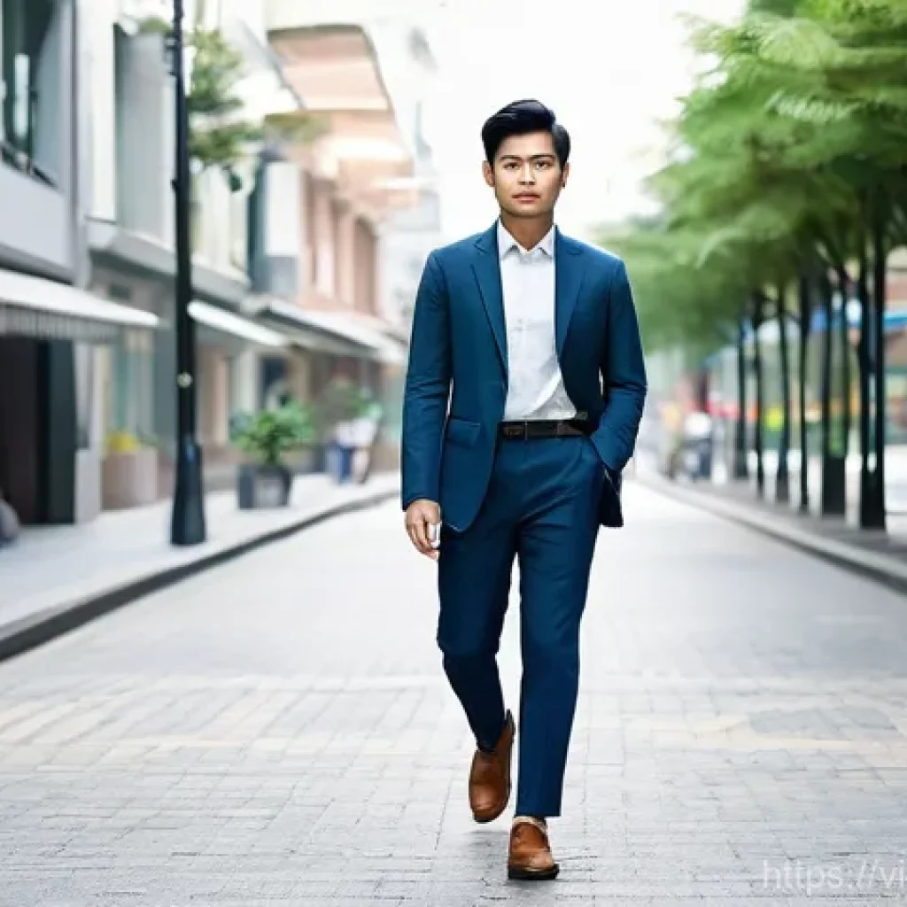 변호사 경력을 통해 새로운 분야로 전환 사례 - **Prompt 1: The Courageous First Step**
    "A young Vietnamese adult, gender-neutral, in their earl...