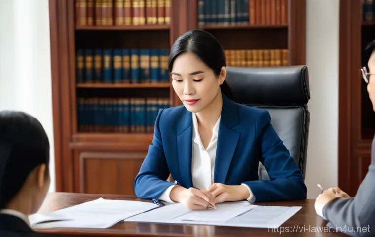 변호사 시험에서 합격률 높은 과목 - **Prompt:** A confident and experienced male lawyer, mid-40s, in a professional dark suit, intensely...